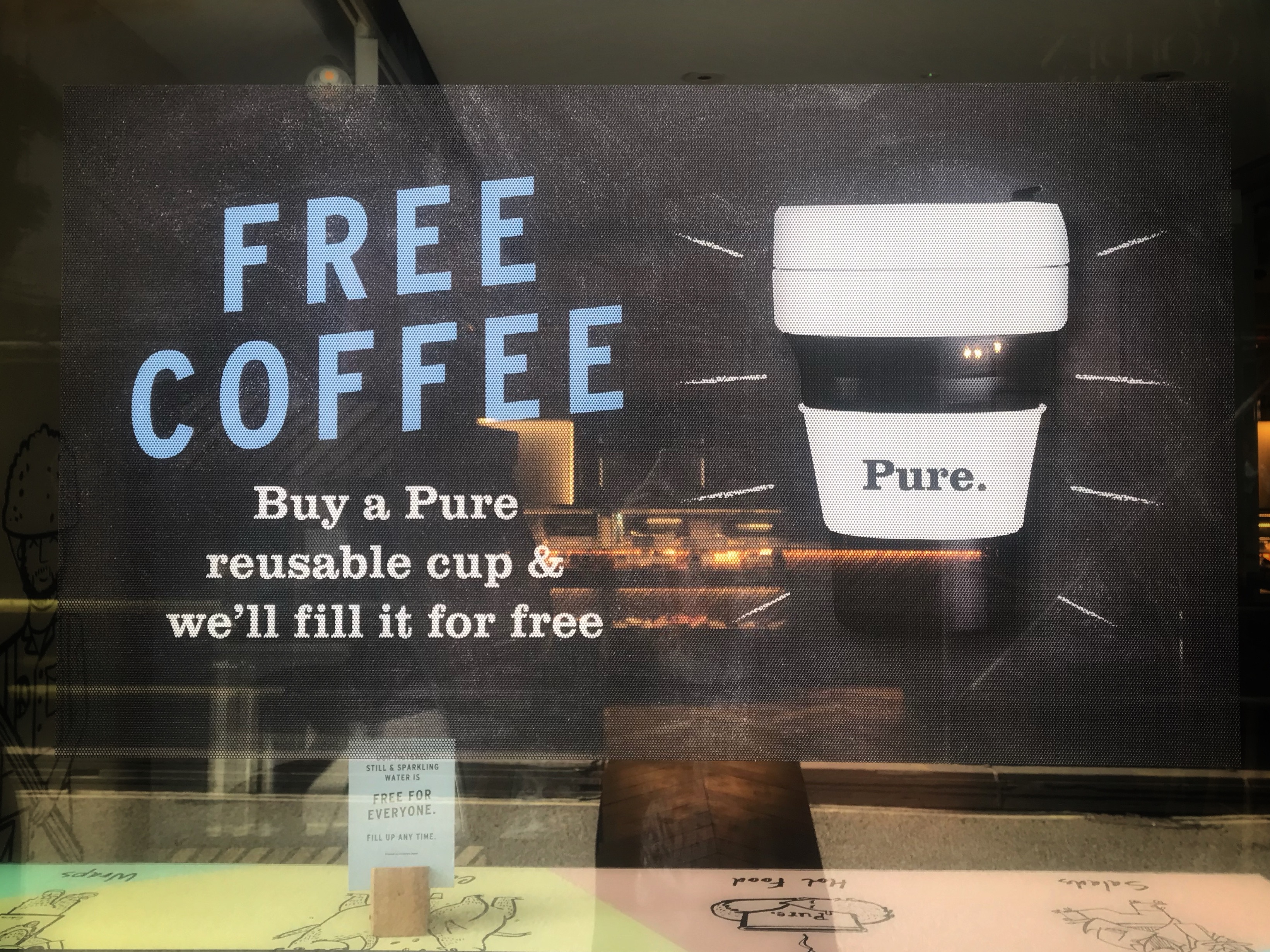 Pure  - in-store promotional display