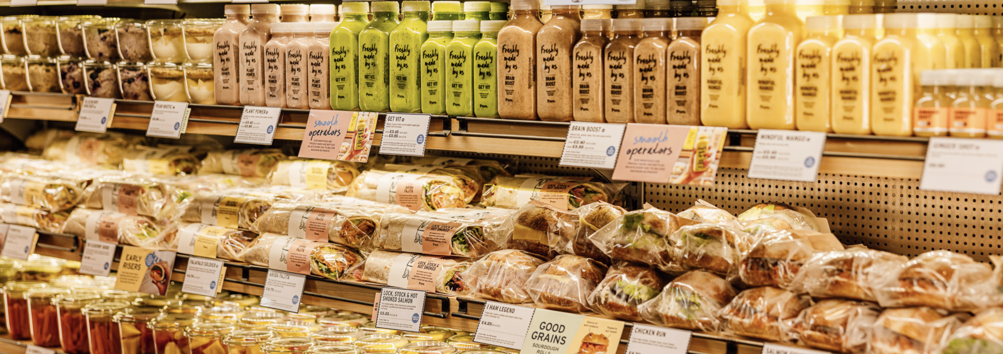 Pure  - branded chiller display